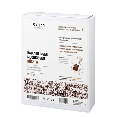 Scio-Bad Aiblinger moor pillow back - 38x25 cm, 1400 g 