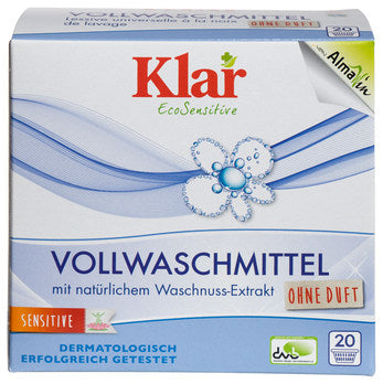 Klar Vollwaschmittel ohne Duft 1,1kg