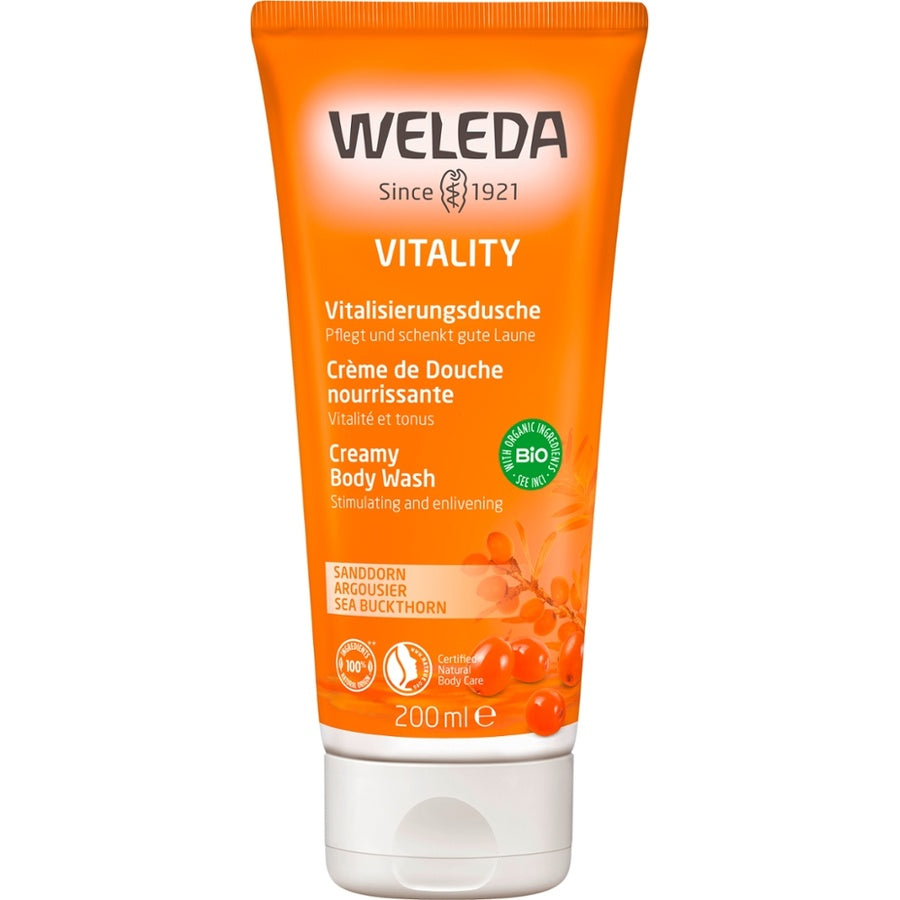 WELEDA Vitality – Vitalisierungsdusche Sanddorn Bio 200ml