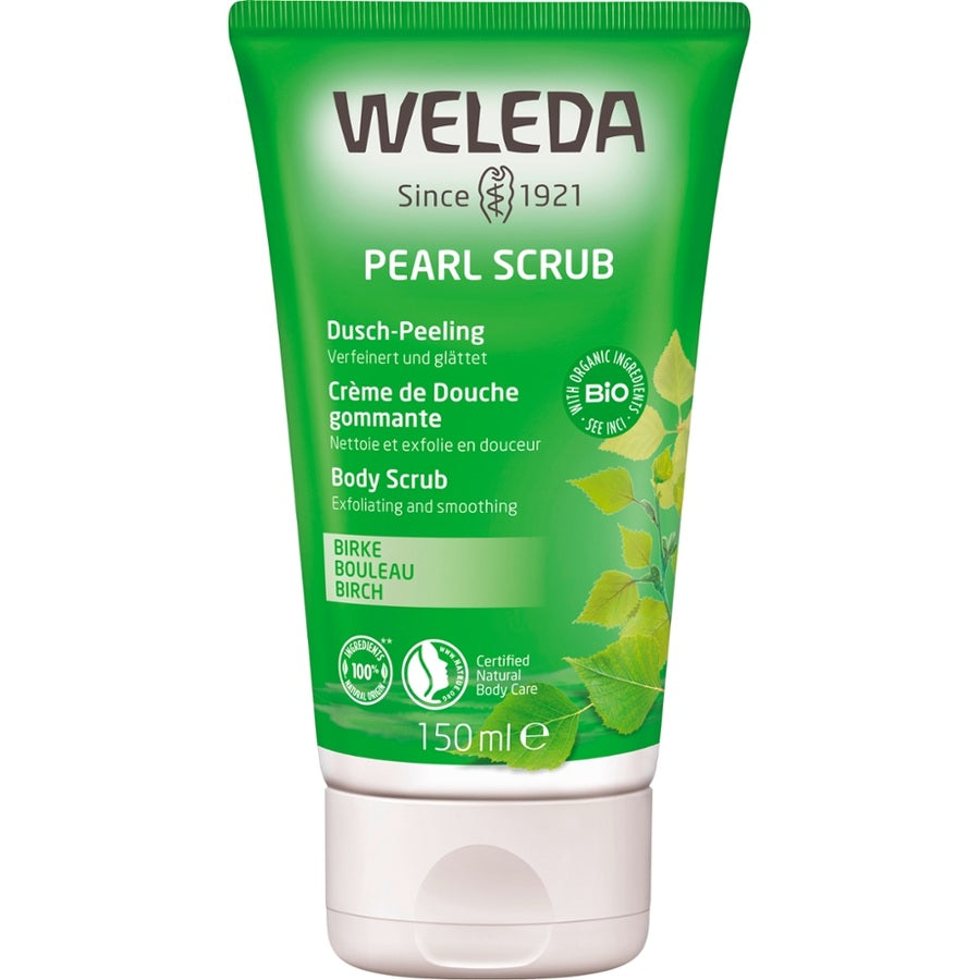 WELEDA Pearl Scrub – Dusch-Peeling Birke Bio 150ml