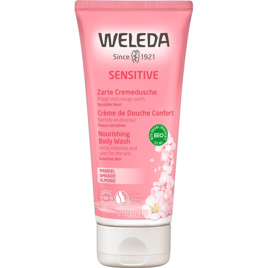 WELEDA Sensitive – Zarte Cremedusche Mandel Bio 200ml