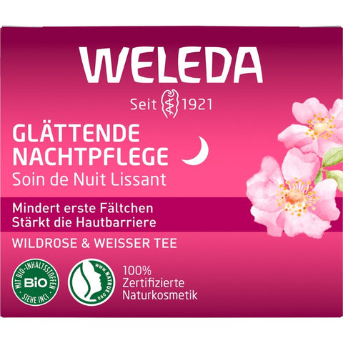 WELEDA Wild Rose Smoothing Night Cream Organic 30ml