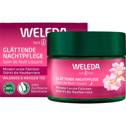 WELEDA Wild Rose Smoothing Night Cream Organic 30ml
