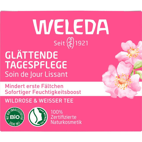 WELEDA Wild Rose Smoothing Day Cream Organic 30ml