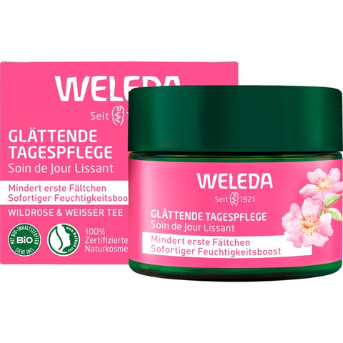 WELEDA Wild Rose Smoothing Day Cream Organic 30ml