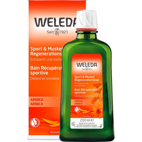 WELEDA Sport &amp; Muscle Regeneration Bath Arnica Organic 200ml