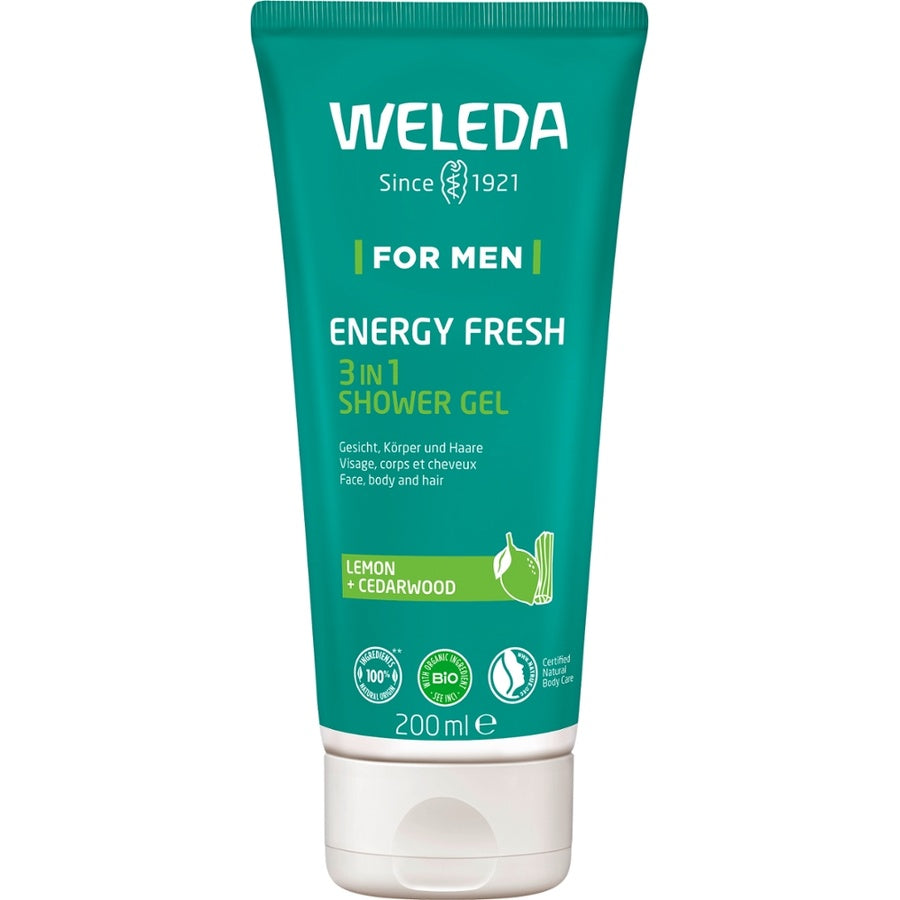 WELEDA FOR MEN Energy Fresh 3in1 Shower Gel Bio 200ml