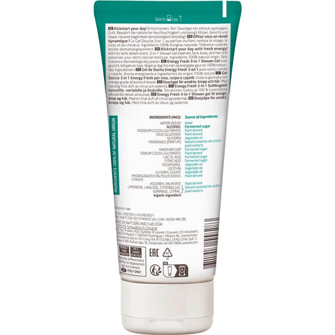 WELEDA FOR MEN Energy Fresh 3in1 Shower Gel Bio 200ml