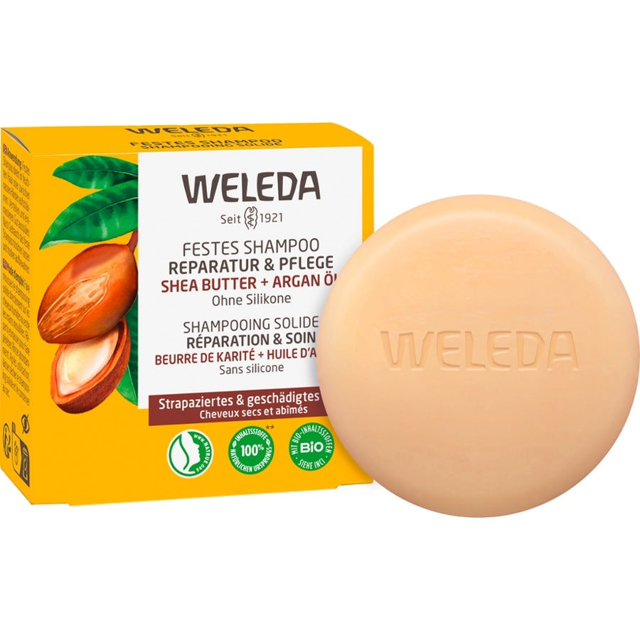 WELEDA Festes Shampoo Reparatur & Pflege Bio 50g