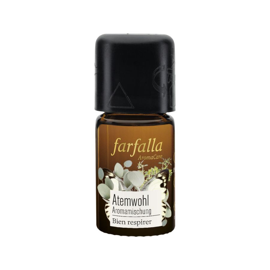 Farfalla Bleib gesund, Sandelholz, Atemwohl Aromamischung Bio 5ml