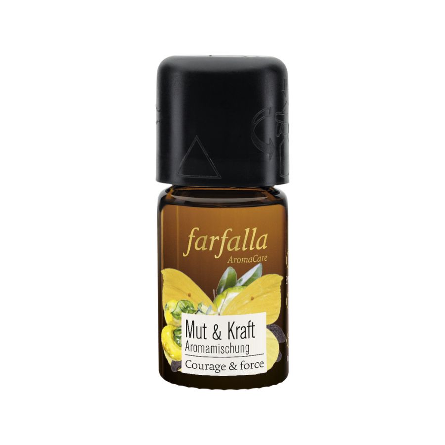 Farfalla Lebensfreude, Angelika, Mut & Kraft Aromamischung Bio 5ml