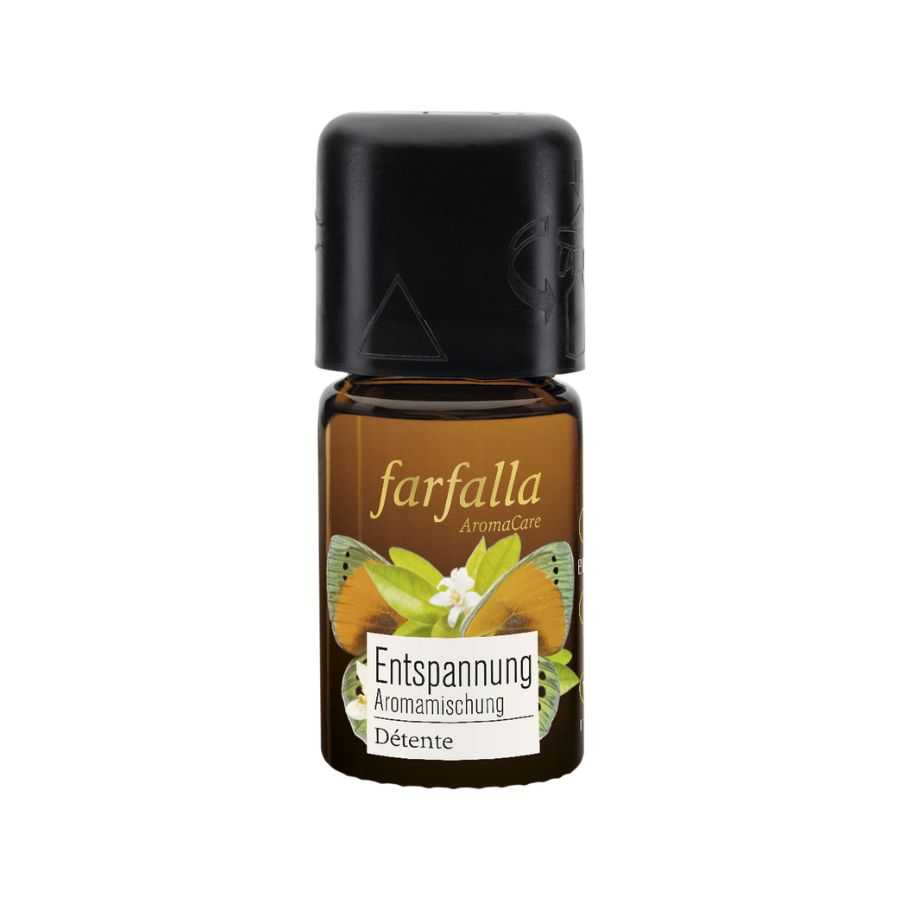 Farfalla Sanft entspannt, Orangenblüte, Entspannung Aromamischung Bio 5ml