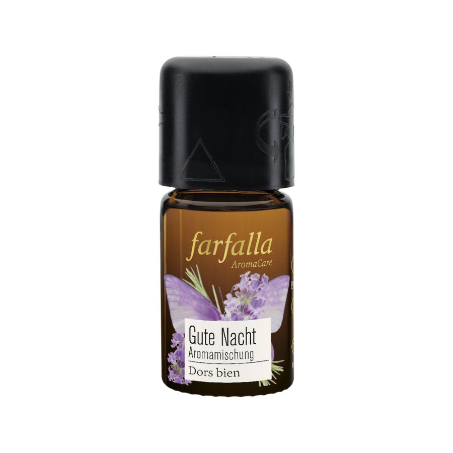 Farfalla Schlaf schön, Lavendel, Gute Nacht Aromamischung Bio 5ml