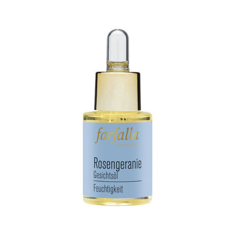 Farfalla Facial Oil Rose Geranium, Moisture Organic 15ml