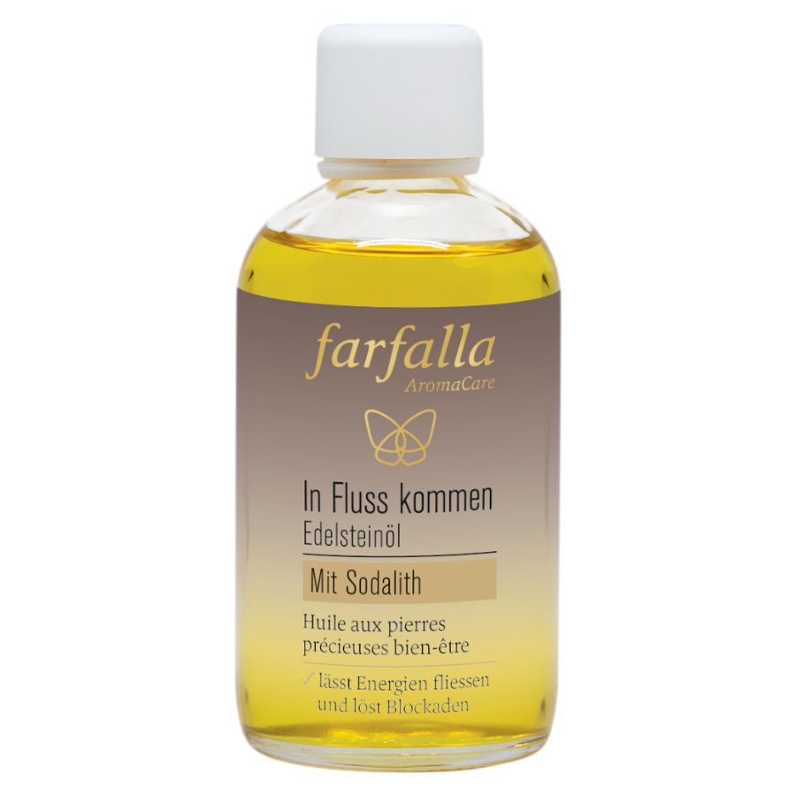 Farfalla Edelsteinöl In Fluss kommen Bio 100ml