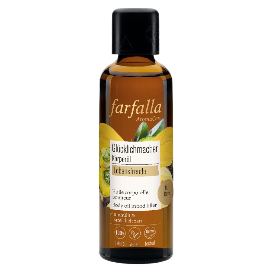 Farfalla Lebensfreude, Glücklichmacher Körperöl Bio 75ml