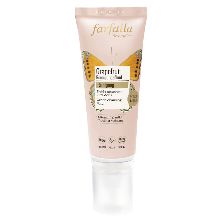 Farfalla Grapefruit Reinigung, Ultrasanftes Reinigungsfluid Bio 75ml