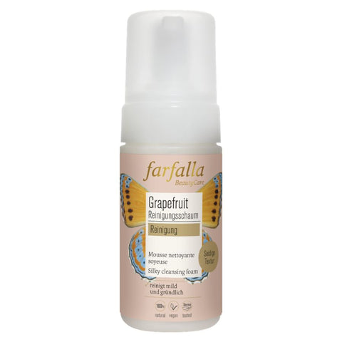 Farfalla Grapefruit Reinigung, Seidiger Reinigungsschaum Bio 120ml