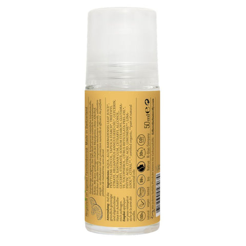 Farfalla Mandarine, Citrus Fresh Deodorant Roll-on Organic 50ml
