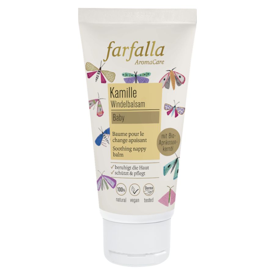 Farfalla Baby, Kamille, Besänftigender Windelbalsam Bio 50ml