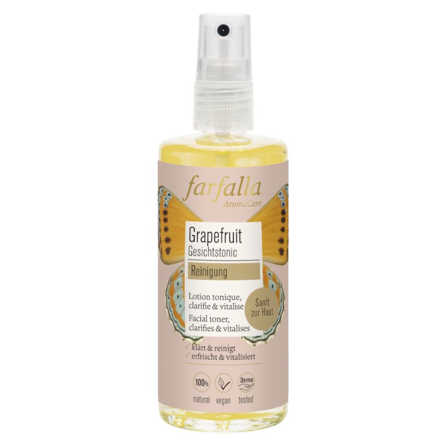 Farfalla Grapefruit Reinigung, Gesichtstonic Bio 100ml