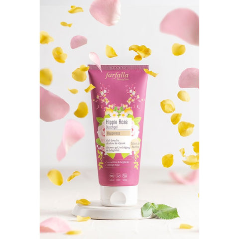 Farfalla Hippie rose Happiness, Duschgel Bio 200ml