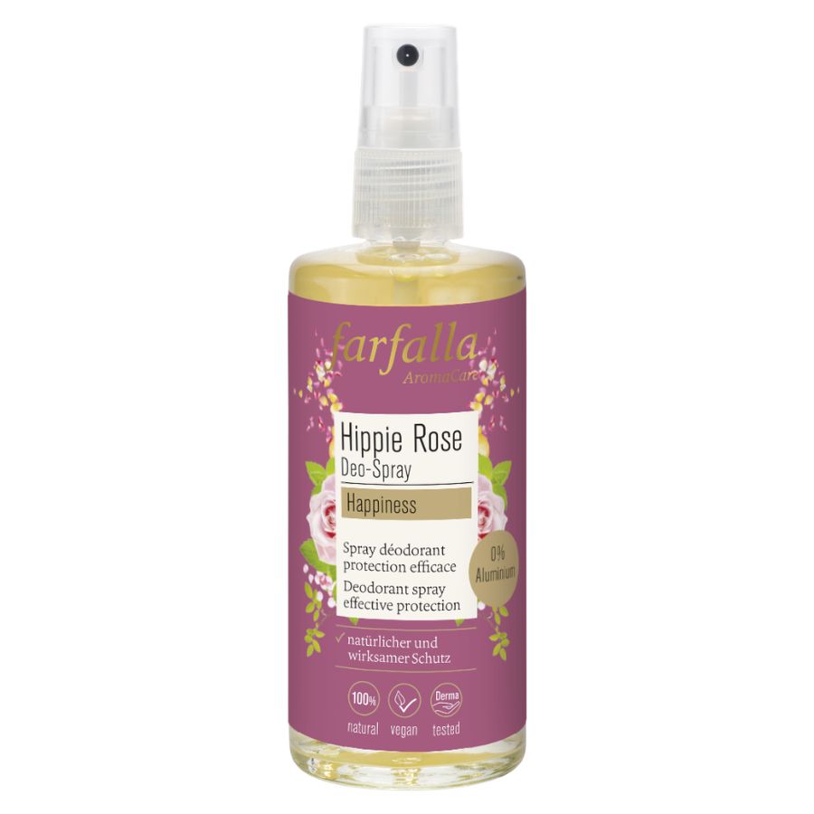 Farfalla Hippie rose Happiness, Deo-Spray Bio 100ml