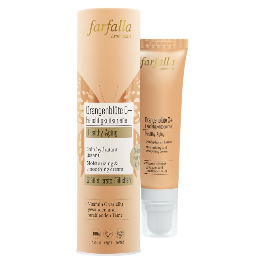 Farfalla Orangenblüte C+ Feuchtigkeitscreme, Healthy Aging Bio 30ml