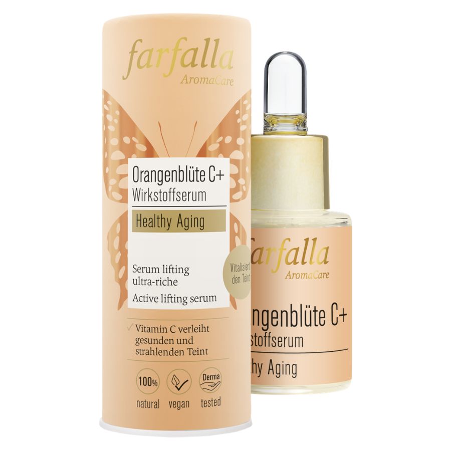 Farfalla Orangenblüte C+ Wirkstoffserum, Healthy Aging Bio 15ml