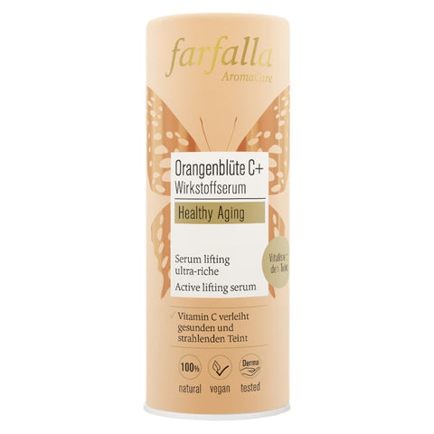 Farfalla Orange Blossom C+ Active Serum, Healthy Aging Organic 15ml