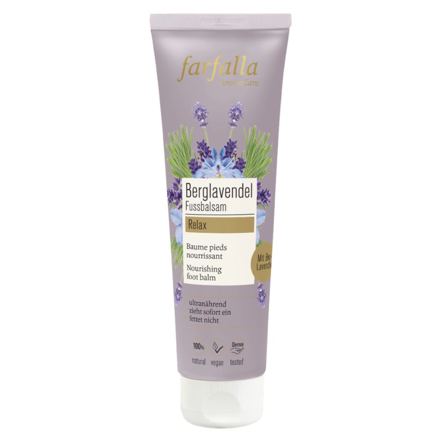 Farfalla Berglavendel Relax, Fussbalsam Bio 75ml