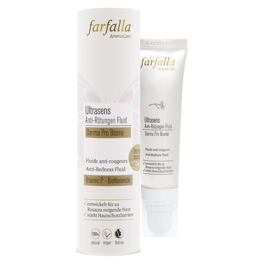 Farfalla Ultrasens Anti-Rötungen Fluid, Derma Pro Biome Bio 30ml