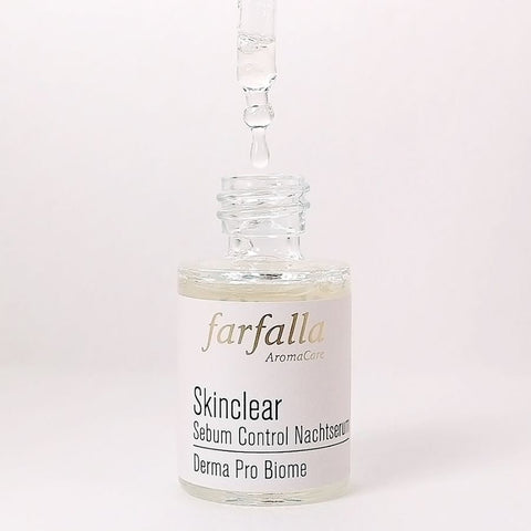 Farfalla Skinclear Sebum Control Night Serum, Derma Pro Biome Bio 15ml