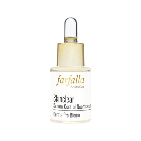 Farfalla Skinclear Sebum Control Night Serum, Derma Pro Biome Bio 15ml
