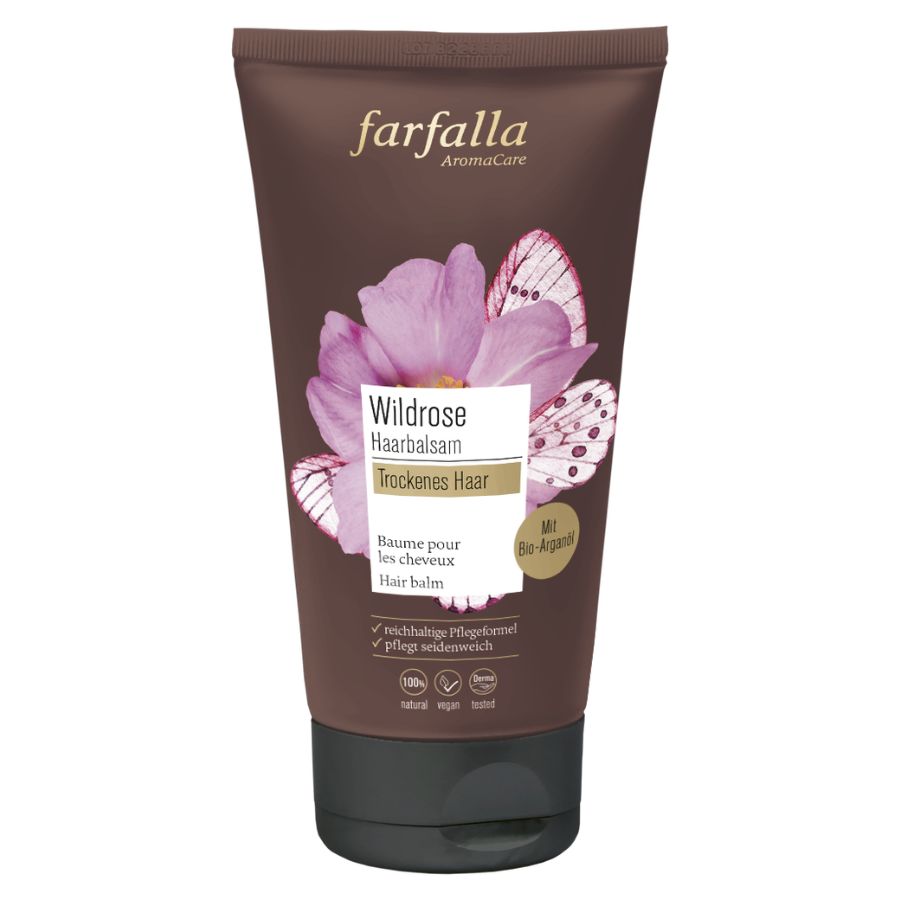 Farfalla Wildrose, Haarbalsam für Trockenes Haar Bio 150ml