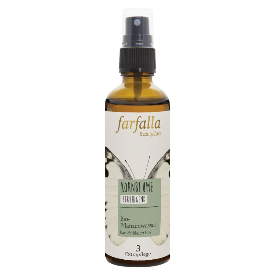 Farfalla Kornblume, Bio-Pflanzenwasser, beruhigend 75ml