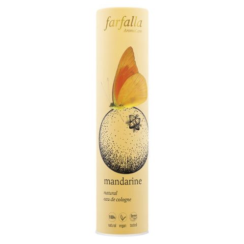 Farfalla mandarine, natural eau de cologne organic 50ml
