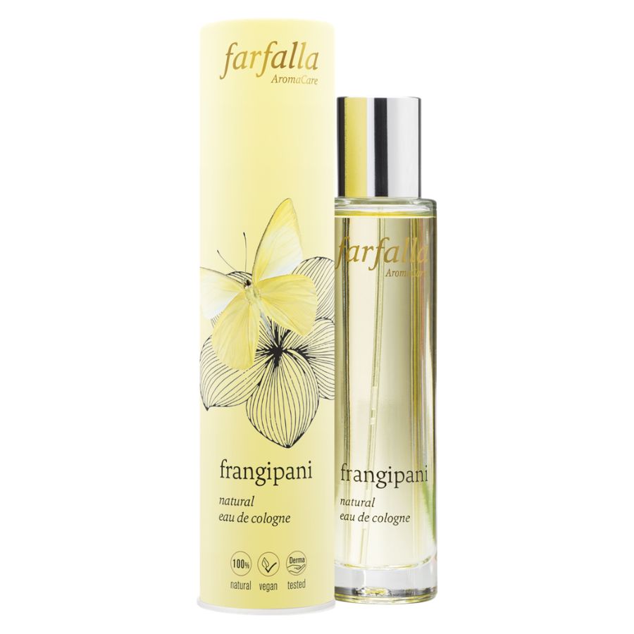 Farfalla frangipani, natural eau de cologne Bio 50ml