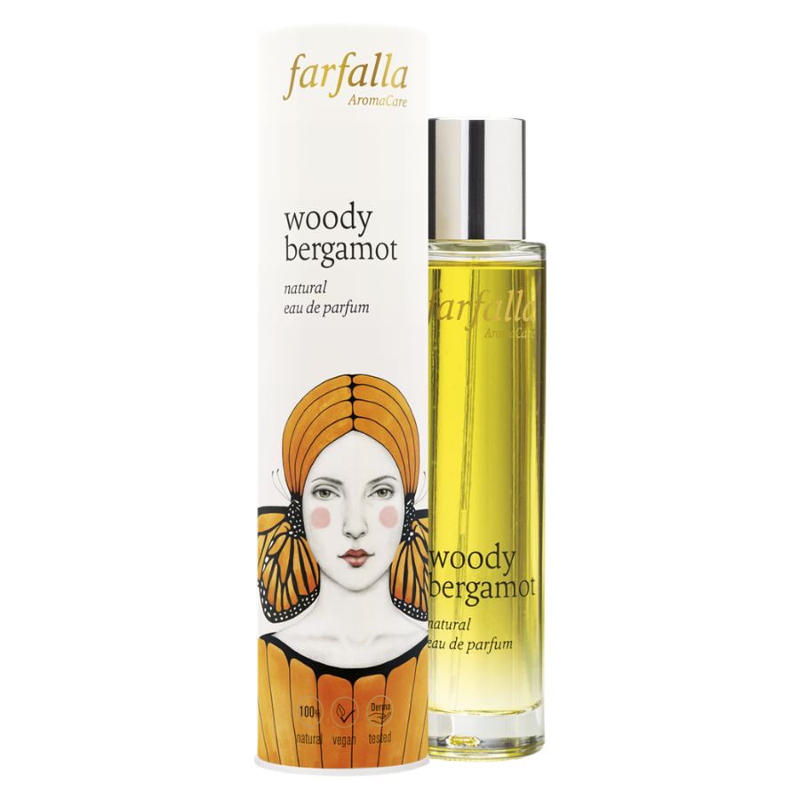 Farfalla woody bergamot, natural eau de parfum Bio 50ml