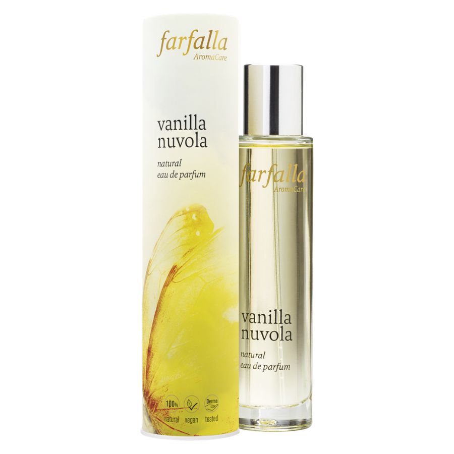 Farfalla vanilla nuvola, natural eau de parfum Bio 50ml