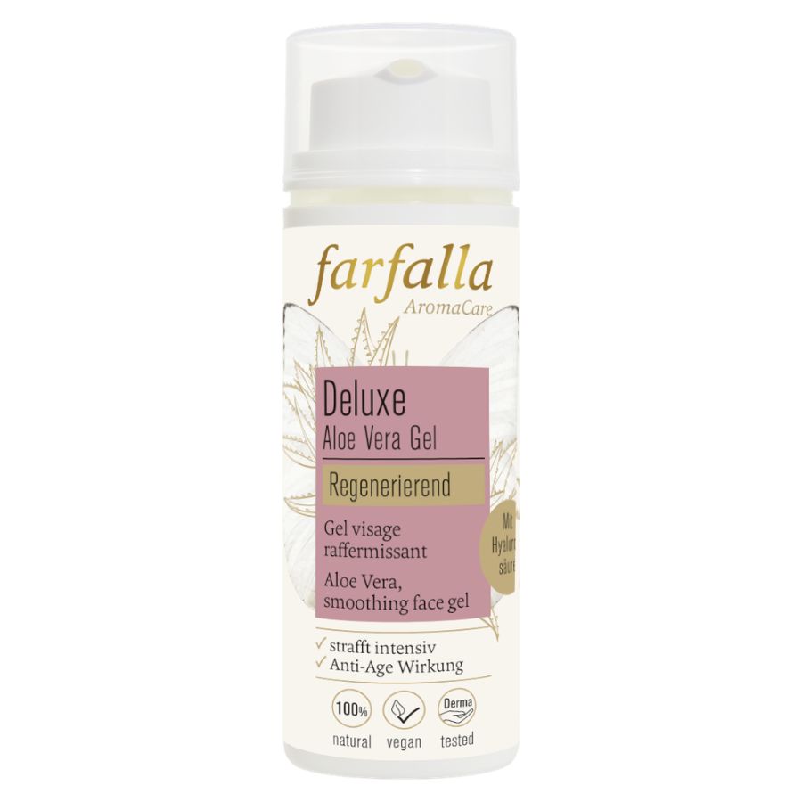 Farfalla Aloe Vera, Straffendes Deluxe Gesichtsgel, regenerierend Bio 50ml