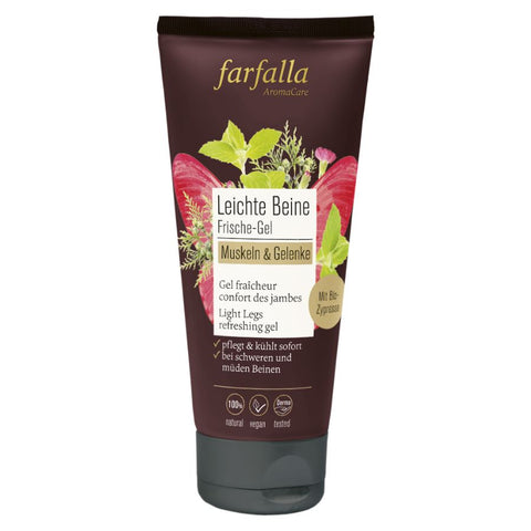 Farfalla Muscles &amp; Joints, Light Legs Freshness Gel Organic 100ml
