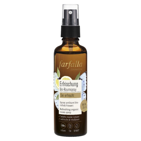 Farfalla Be refreshed, Lemon, Refreshing Organic Room Spray 75ml