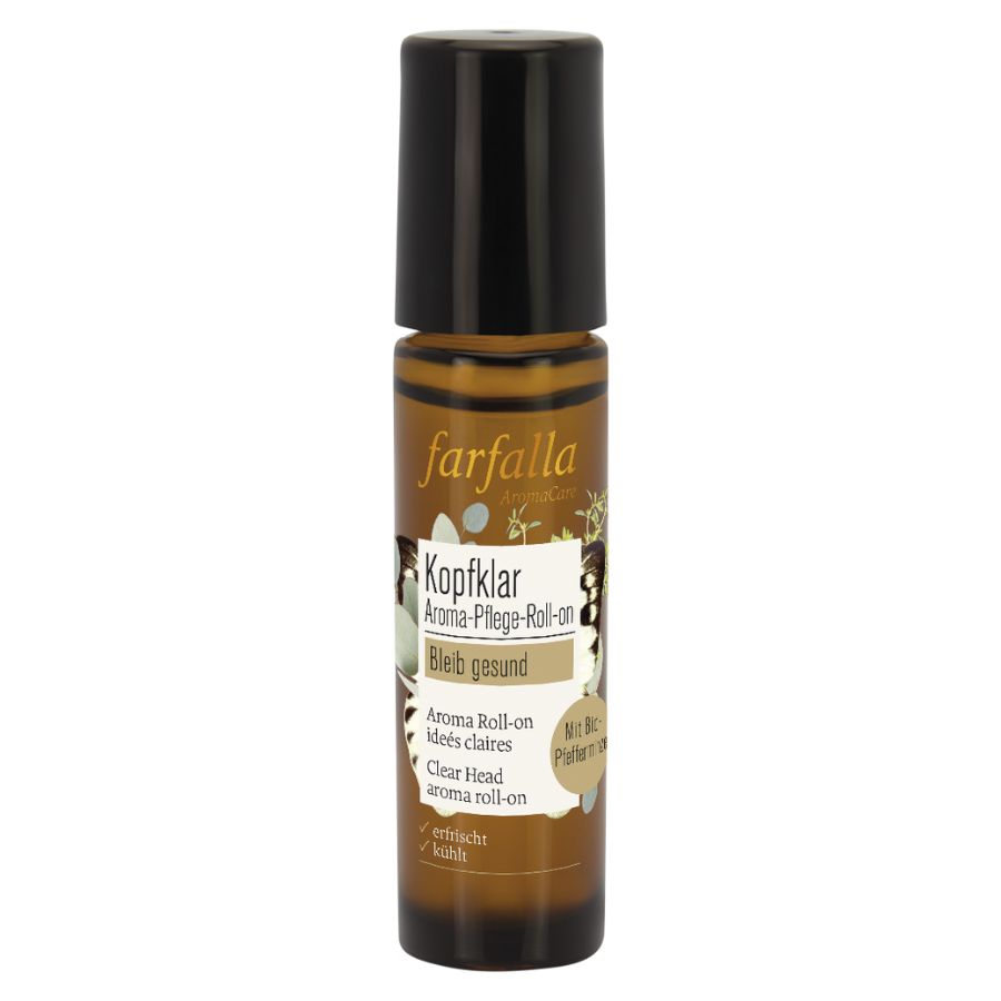 Farfalla Bleib gesund, Minze, Kopfklar Aroma-Roll-on 10ml