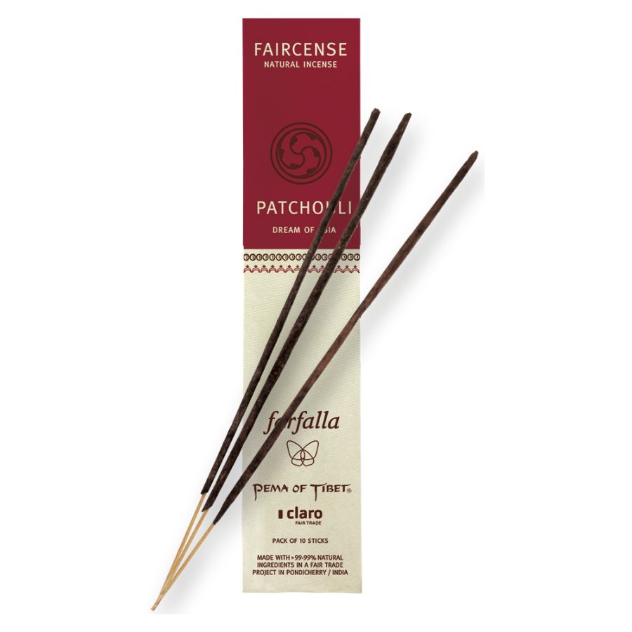 Farfalla Patchouli / Dream of Asia, Faircense Räucherstäbchen Bio 15g