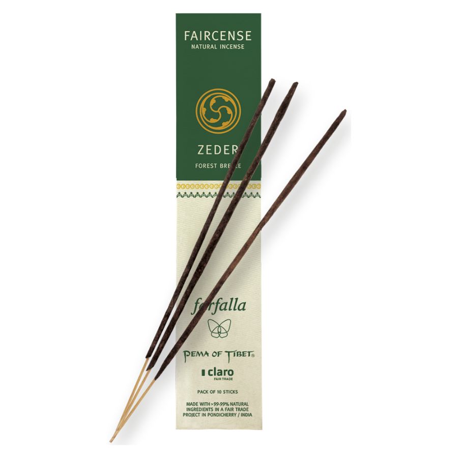 Farfalla Zeder / Forest Breeze, Faircense Räucherstäbchen Bio 15g