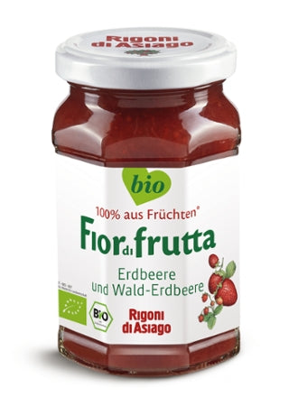 Rigoni di Asiago fruit spread strawberry-wild strawberry 250g (organic)