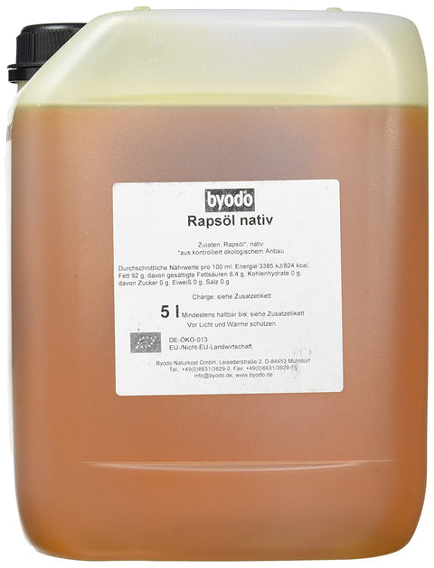 BYODO Bio Rapsöl nativ 5l