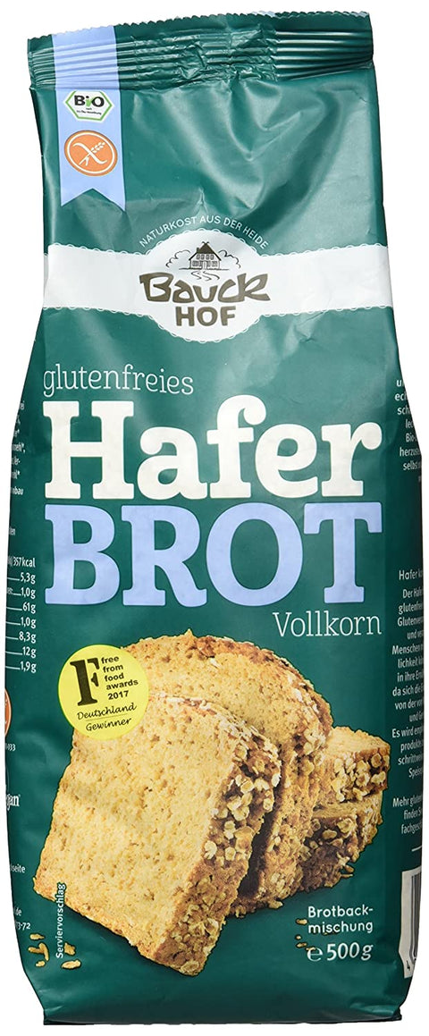 Bauckhof Oat Bread Whole Grain (gluten-free) 500g