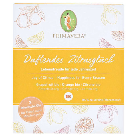 Primavera Gift Set Fragrant Citrus Happiness Organic 3x5ml